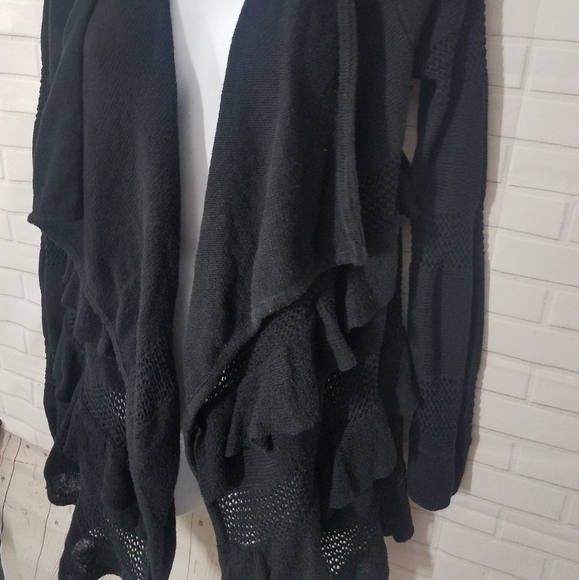 Design History Black Knit Open Cardigan - Picture 3 of 9